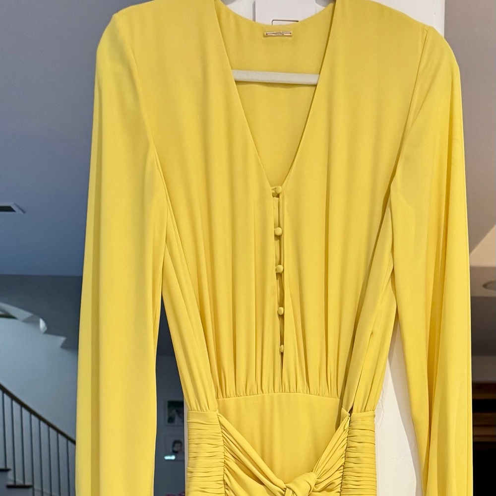 Alexis Mustard Long-Sleeve Dress